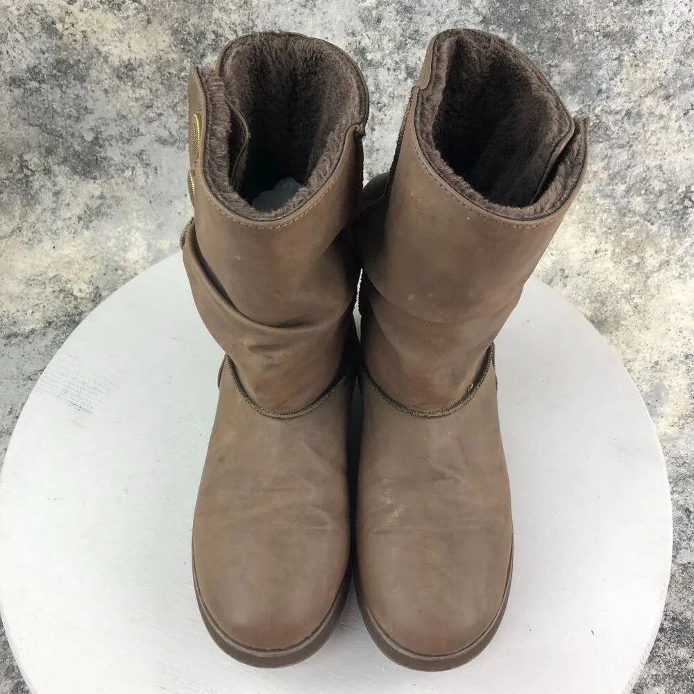 Skechers Women's Size 7 Keepsakes 2.0 Upland Brown Faux Fur Lined Boots 48805TX